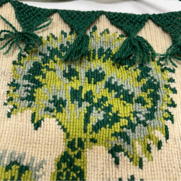 Vintage Greek Handwoven Tagari Shoulder Bag Crossbody Tote Boho Hippie 100% Wool - Picture 5 of 12